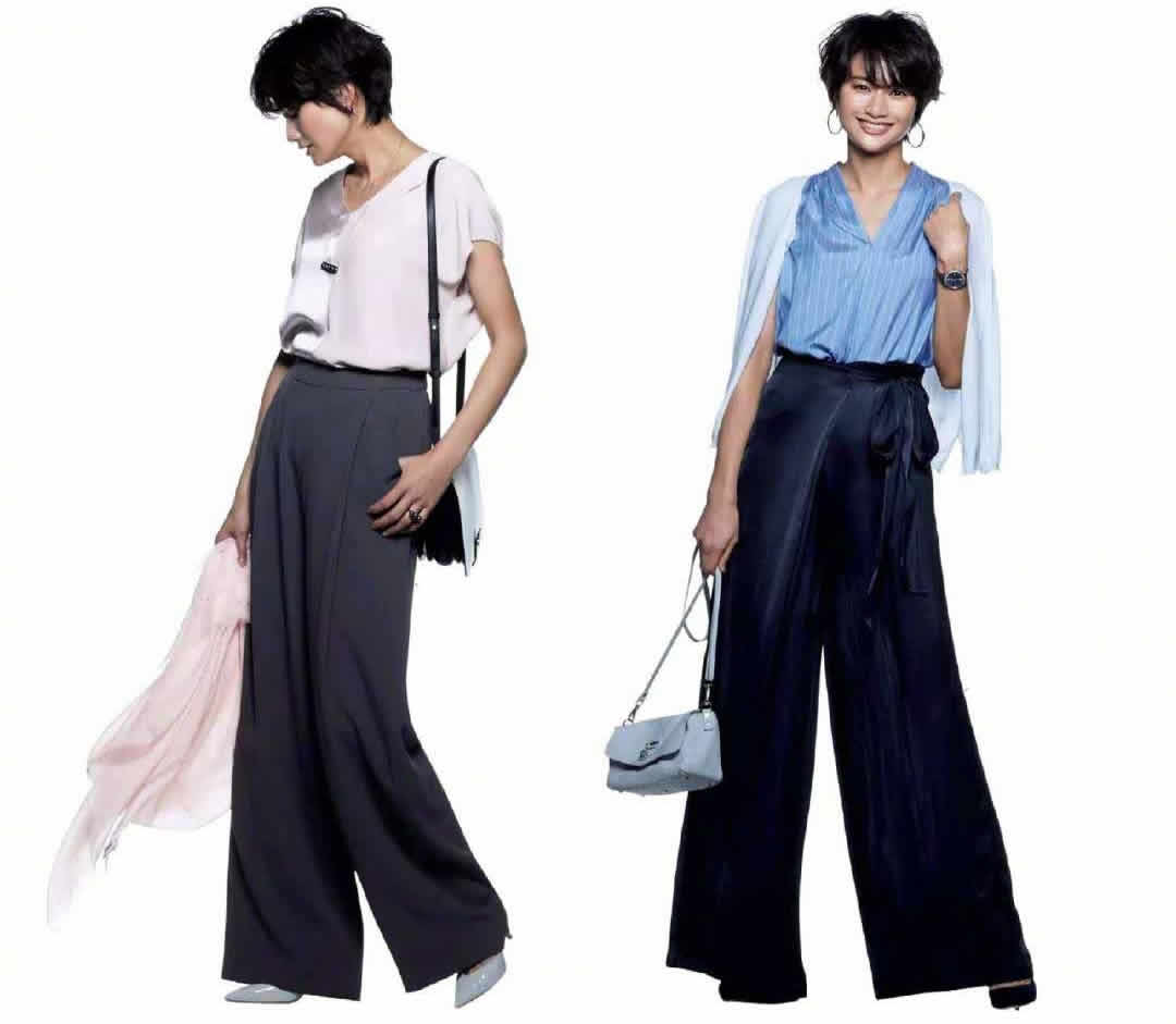 今年最时髦的阔腿裤穿搭法,今年超火的阔腿裤穿搭显高