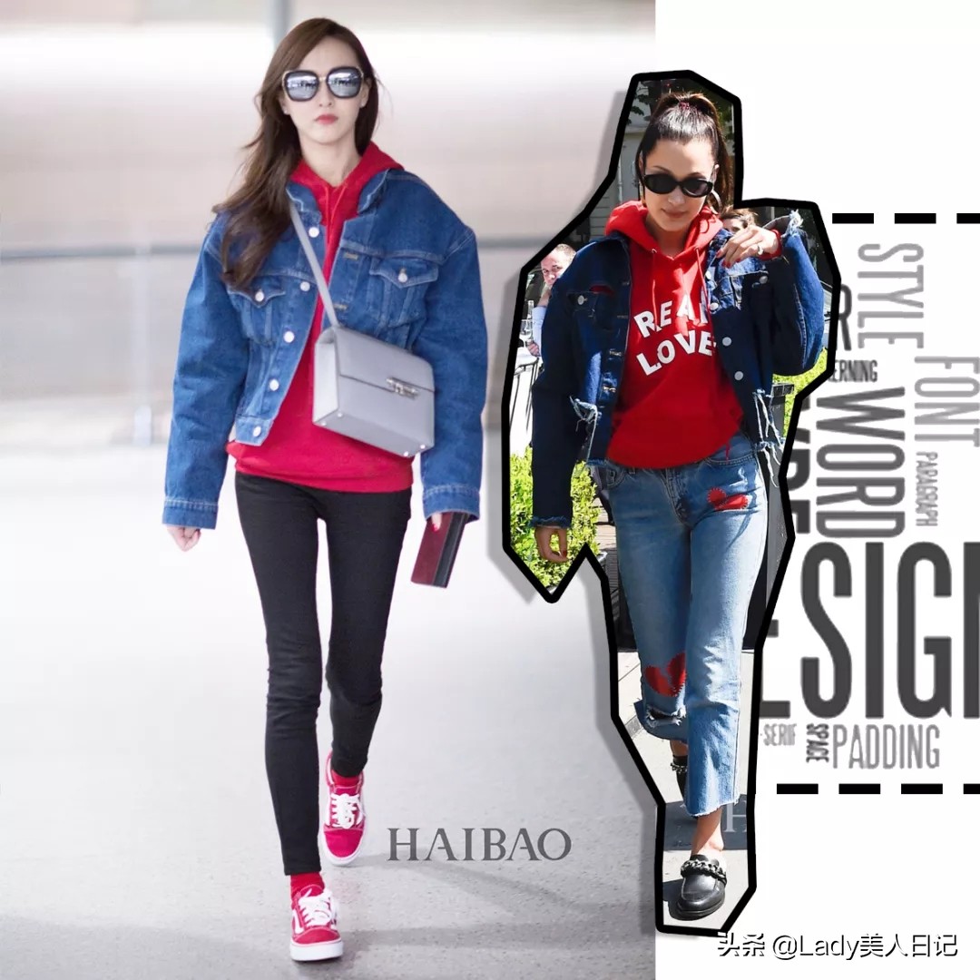 黑色落肩卫衣裤子搭配微胖女生,微胖卫衣搭打底裤穿搭