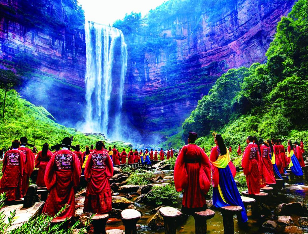 江津县四面山水,江津四面山山水田园