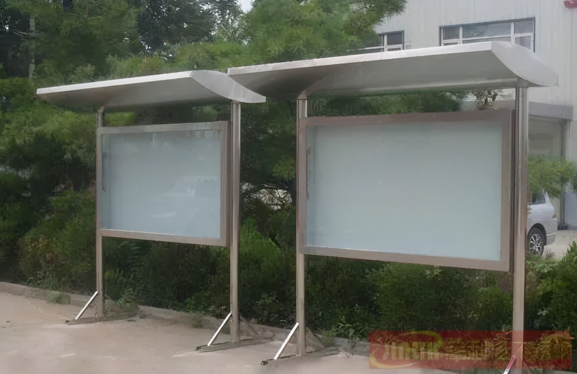 最简单的不锈钢宣传栏,不锈钢高品质宣传栏