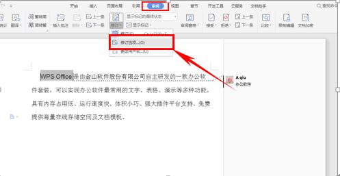 wps文字怎么调整文字颜色,wps文字怎样修改批注名称