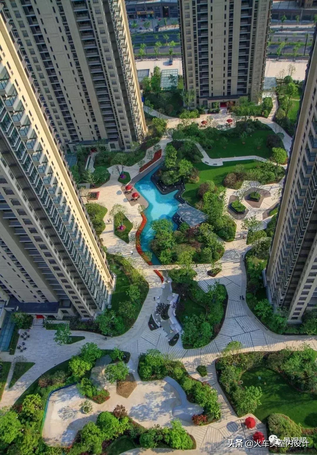 最美小区景观户外阳台效果图,有特色的小区和城市景观设计图片