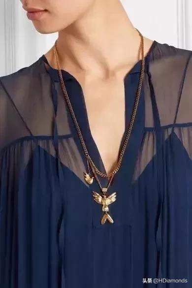 多种戴法的毛衣链,毛衣链戴多长好看