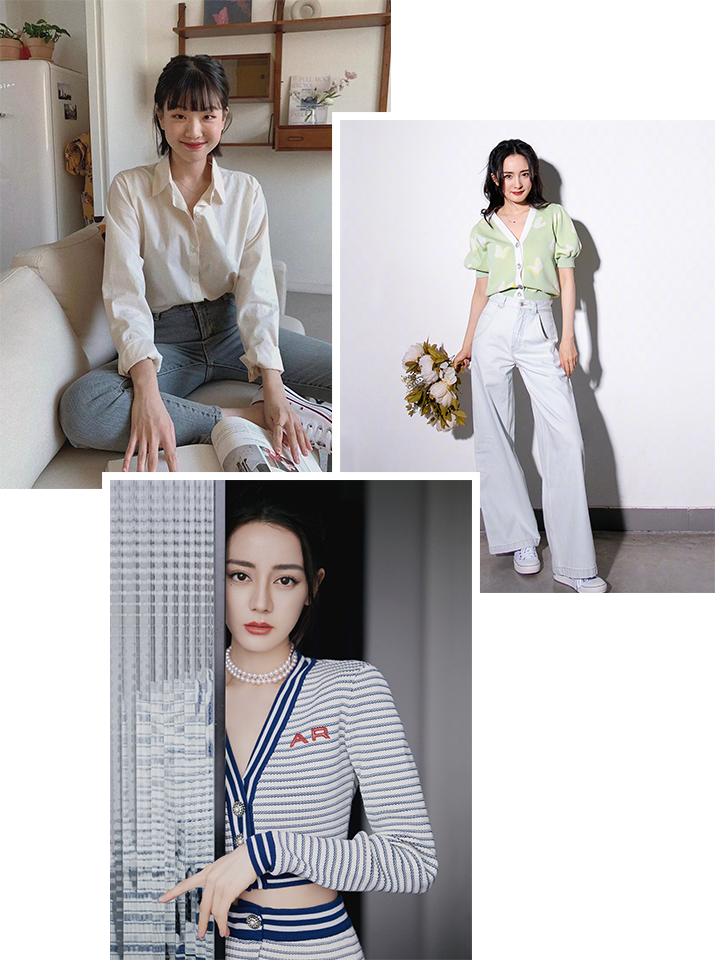 胸大和胸小穿衣服效果对比短袖,胸大和胸小穿衣对比哪个年轻