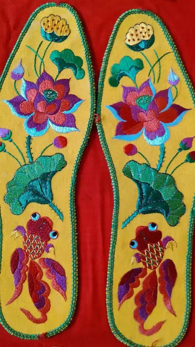 刺绣鞋垫图案大全图解,刺绣各种鞋垫图案