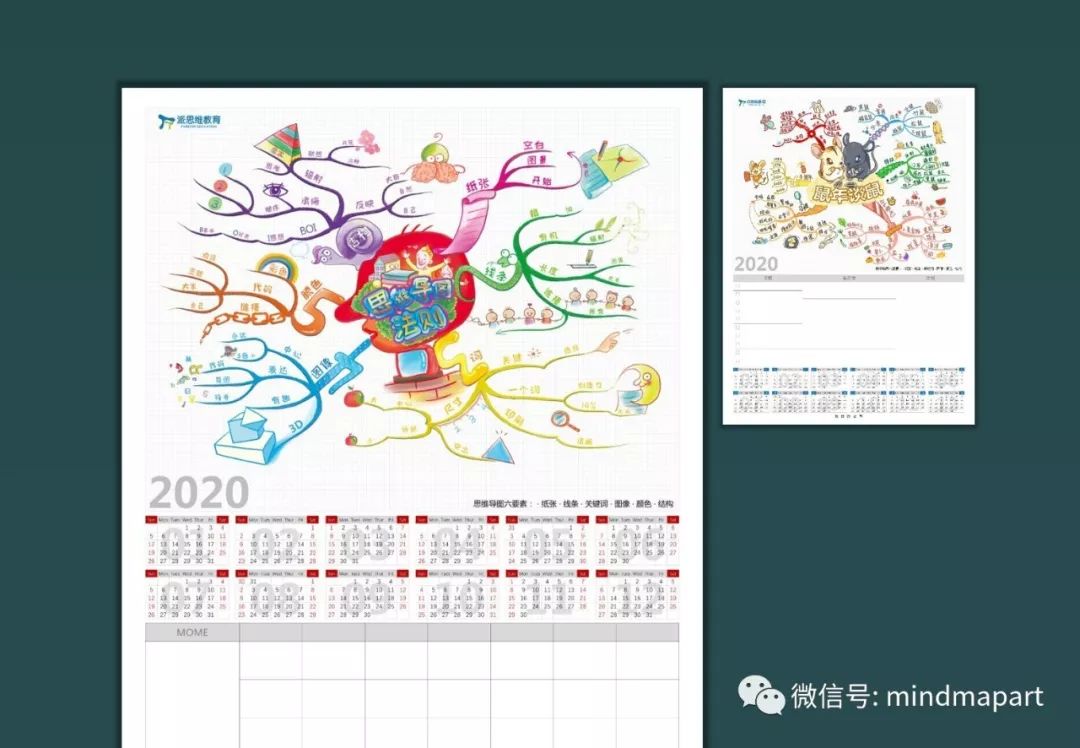 日历大揭秘思维导图,2022思维导图创意设计