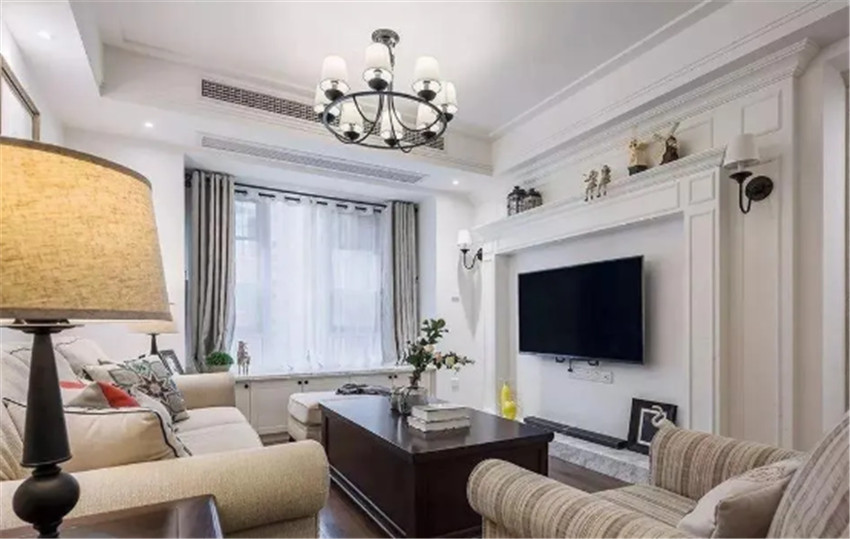 电视墙太小客厅布置,客厅不做电视墙也很有档次