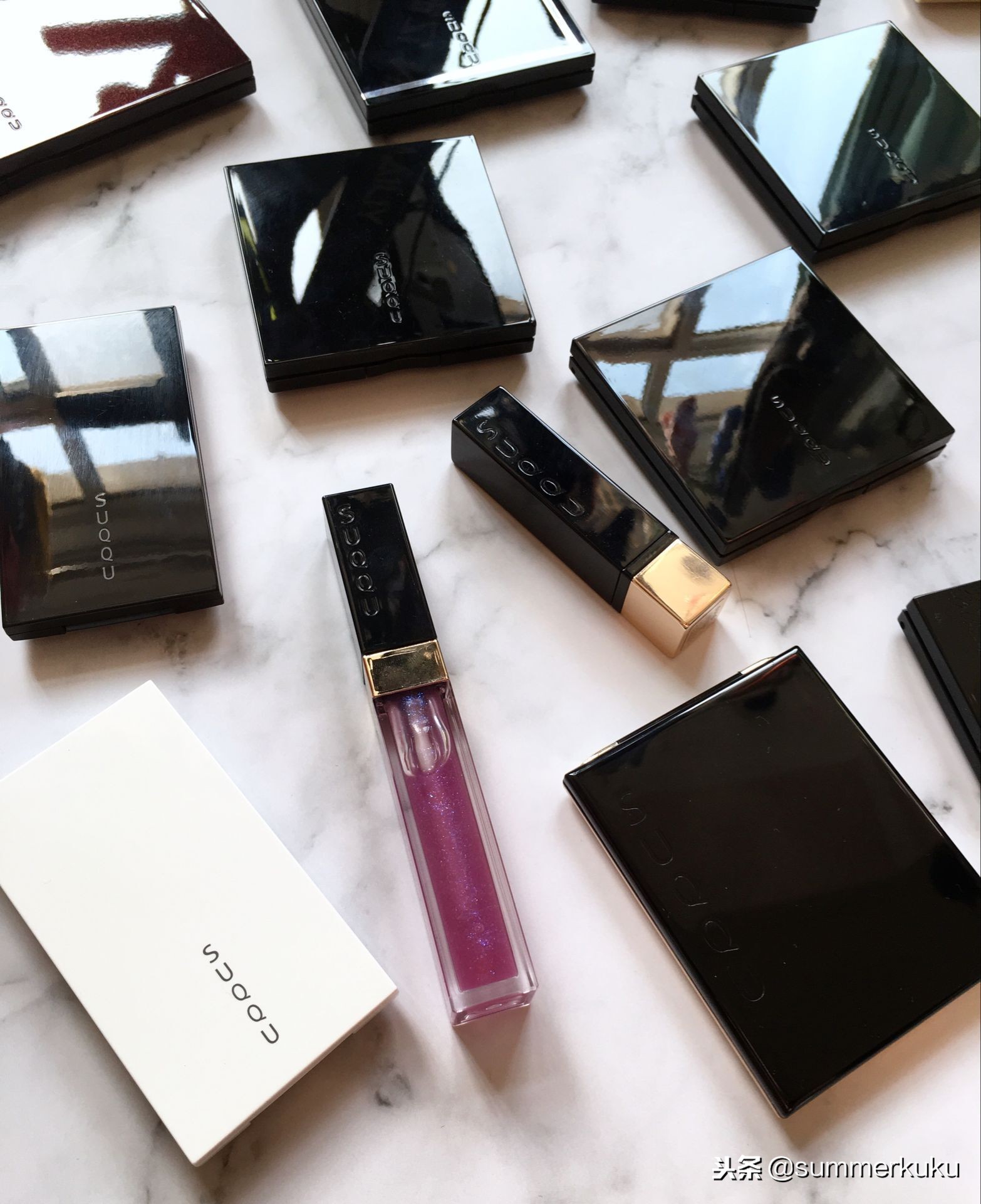 此生爬不出来的SUQQU的大坑SUQQU彩妆试色分享眼影唇膏腮红