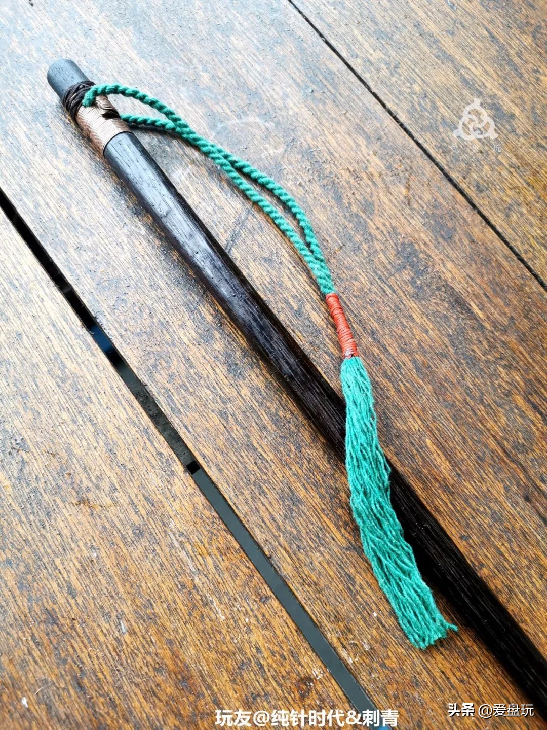 10块钱的手把件,极品老秤杆