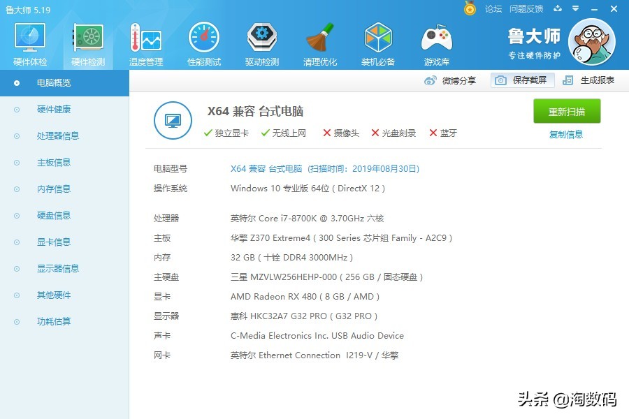 89°C警告：高温燥热一脉相承的AMD涡*公轮**版RX4808GB显示卡