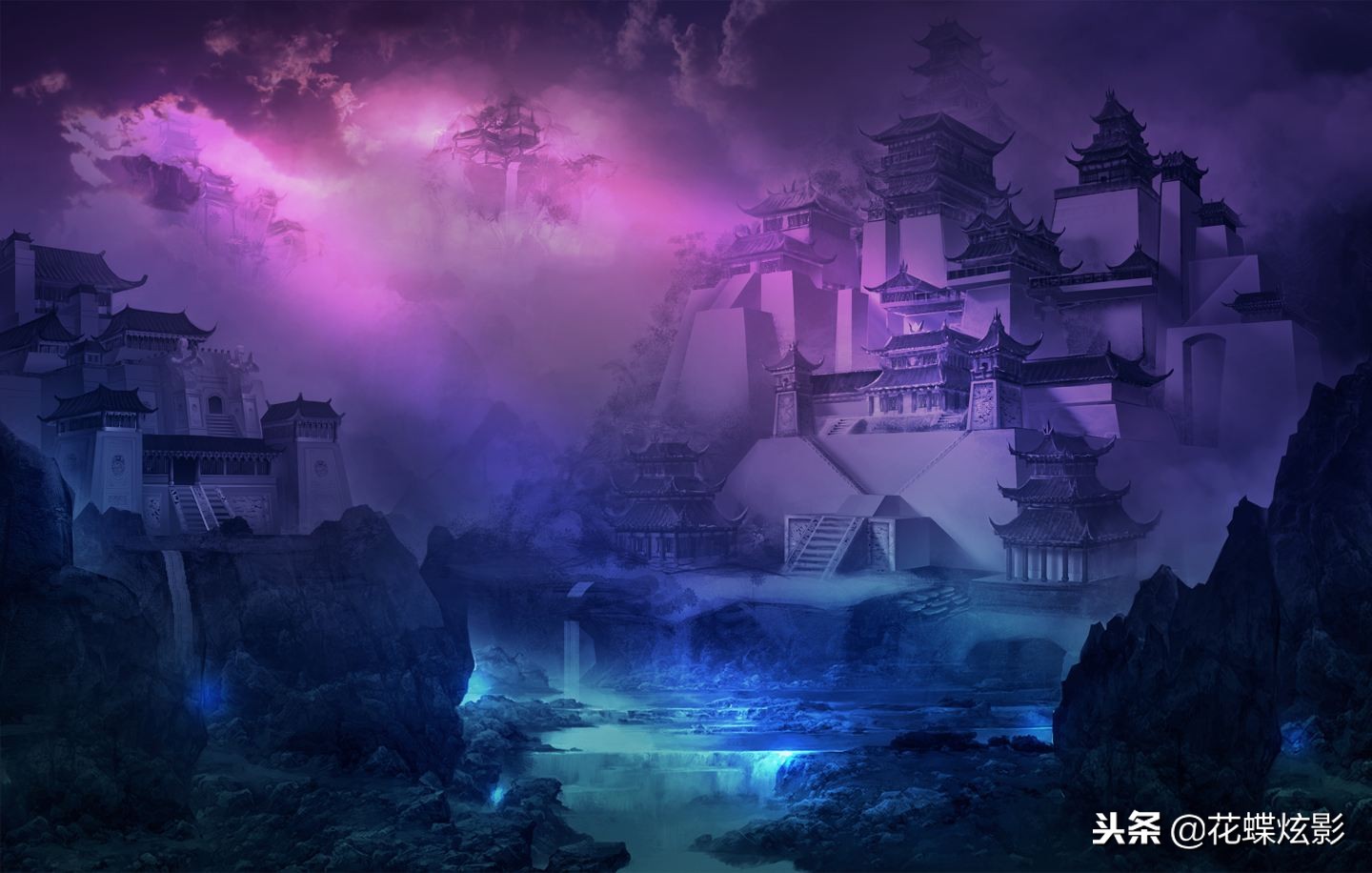 chatgpt场景原画,宏大的游戏场景原画图片
