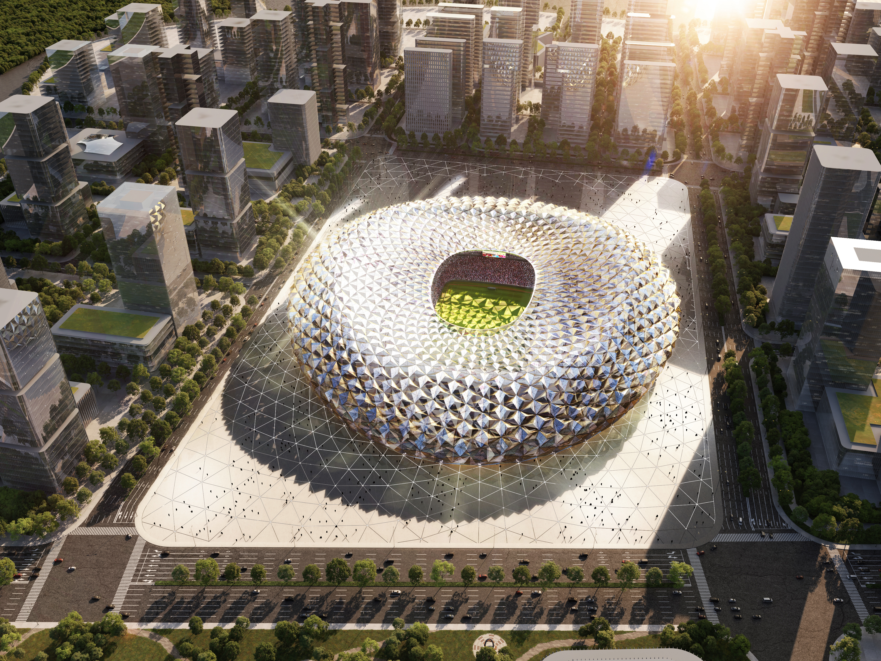 中国最好的十大足球场,恒大荷花球场最新视频