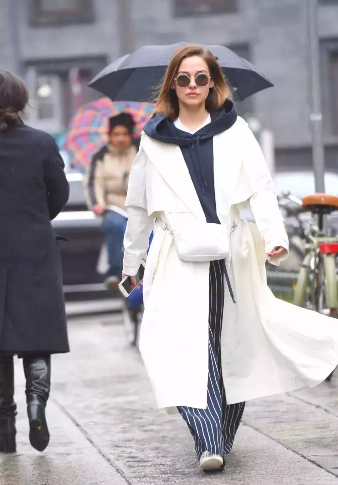 高领衫穿搭,高领打底衫和卫衣搭配