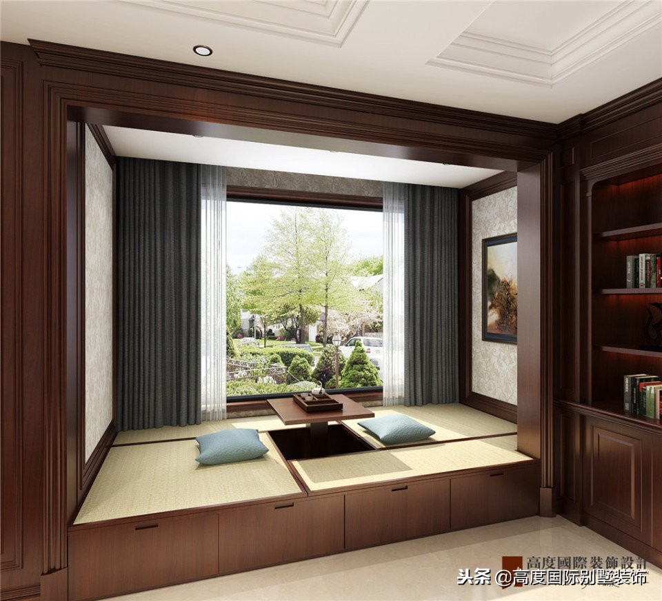 西山艺境新中式,高度国际别墅装修
