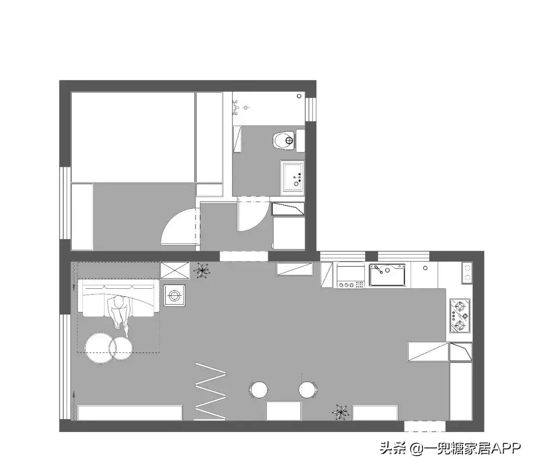 二胎家庭改造80平米6居室,二胎家庭两室房子怎么改造