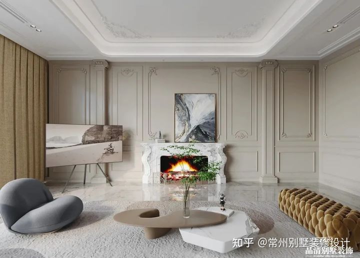 别墅装修美式轻奢风格视频,美式装修风格别墅案例