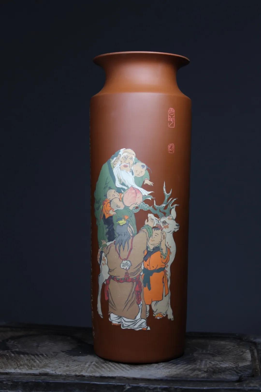 紫陶汇|紫陶上的书画艺术——容俊杰