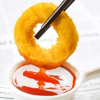 面包糠炸洋葱圈香甜酥脆,洋葱圈怎么炸又嫩又酥