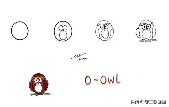 画开心的喜羊羊简笔画3秒学会,幼儿园简笔画小燕子3秒学会