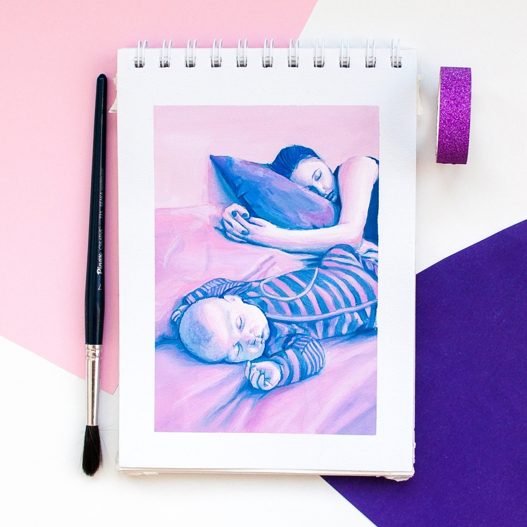 水彩手绘风景,sketchbook水彩手绘