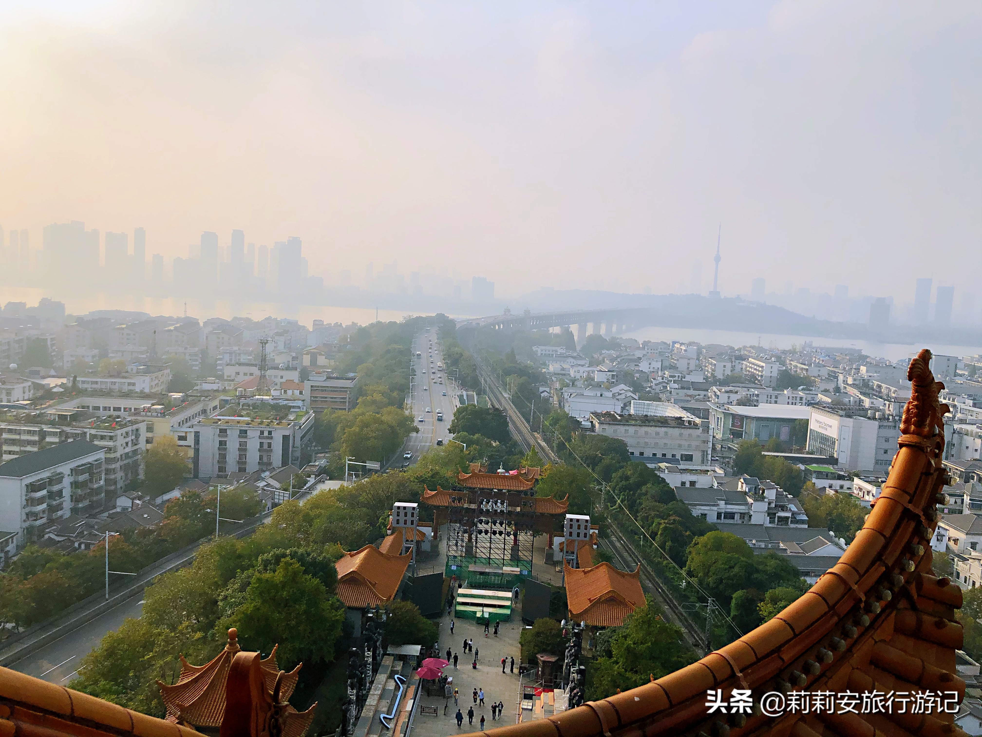 黄鹤楼公园打卡,打卡武汉网红景点黄鹤楼