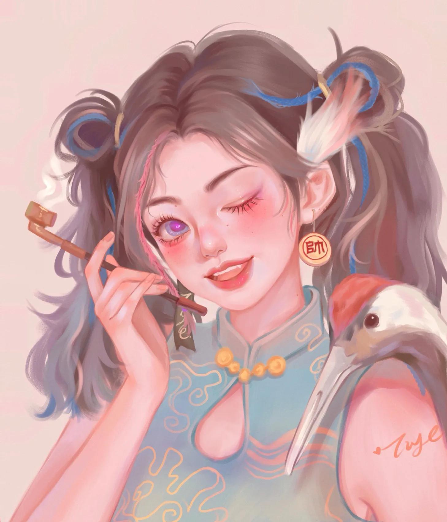 卡通头像可爱呆萌动漫人物q版,微信头像卡通可爱女生唯美动漫