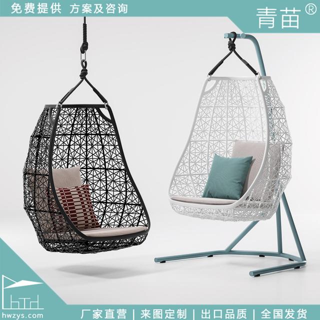 造型独特的现代轻奢风格家具,藤家具风格装修效果图