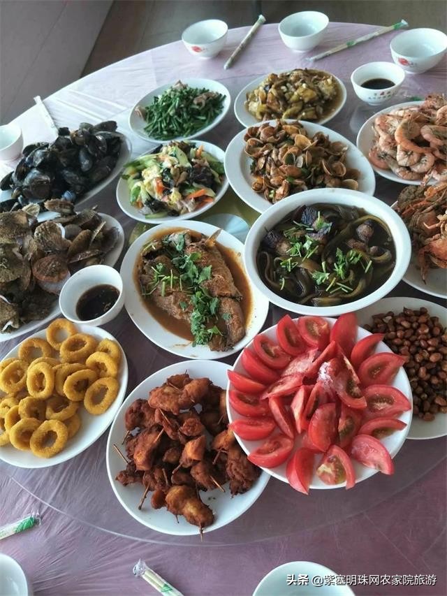 东戴河沿海渔家院蒸汽海鲜,辽宁东戴河渔家小院