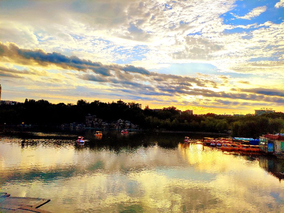 雨后的夕阳无限美图片,雨后的夕阳很美