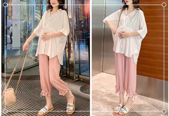 适合孕妇穿的秋款时尚套装原来孕妇也可以这么潮这么美！