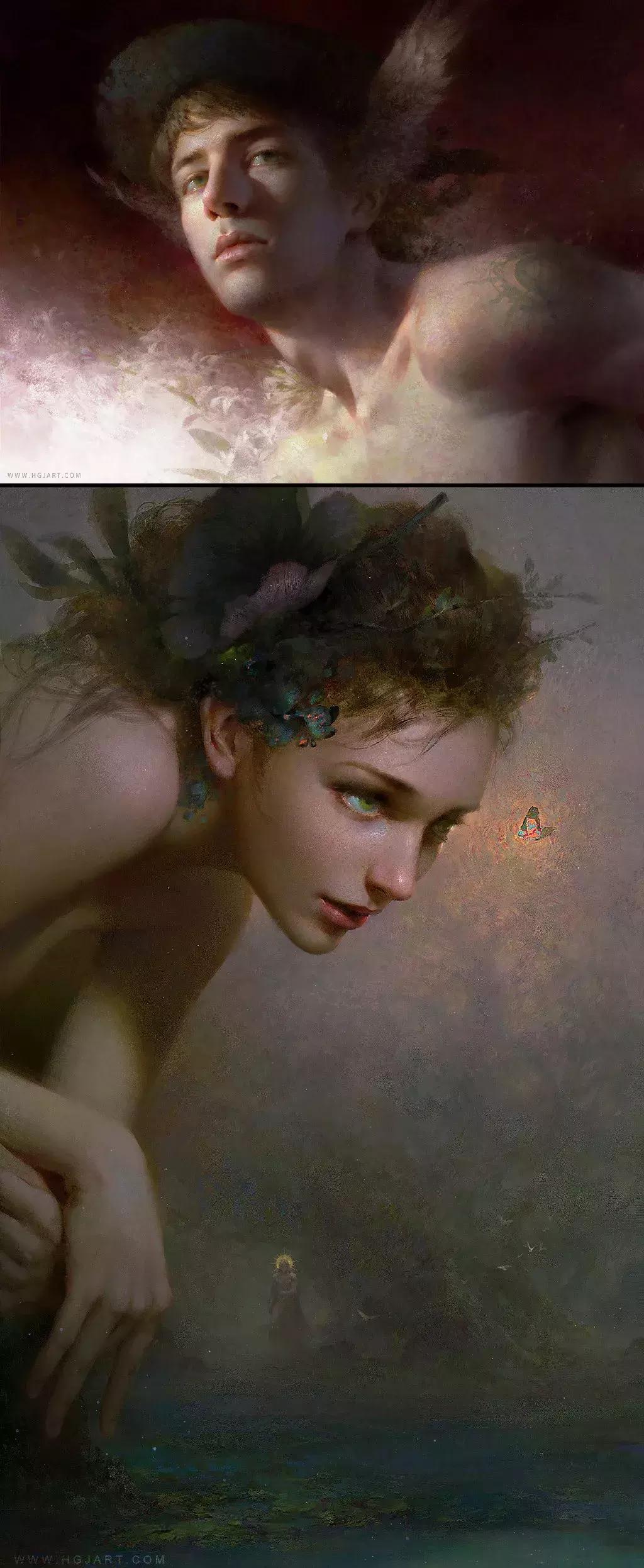 美术大师手绘插画,视觉冲击力强的手绘插画