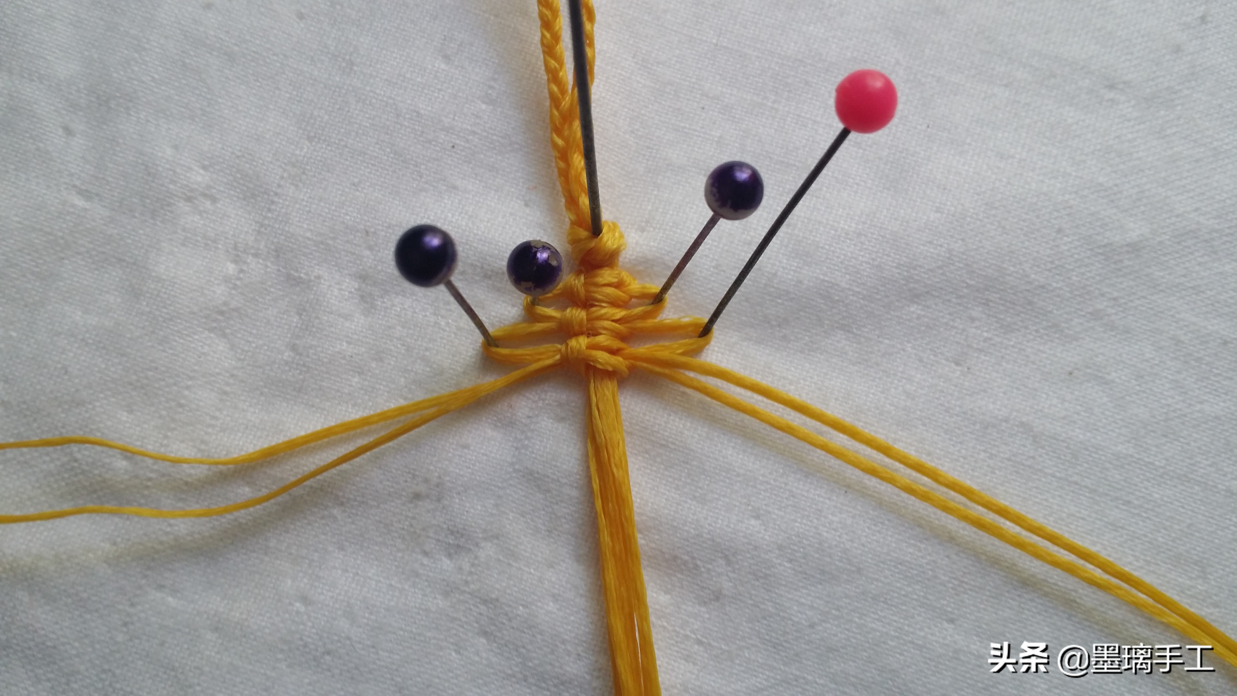 挂饰编绳教程大全,平安喜乐绳编车内挂饰教程