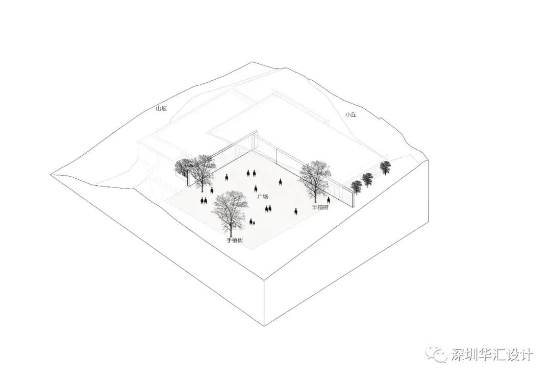 深圳莲花山公园展示中心——糅合自然与陈列的墙/深圳华汇设计
