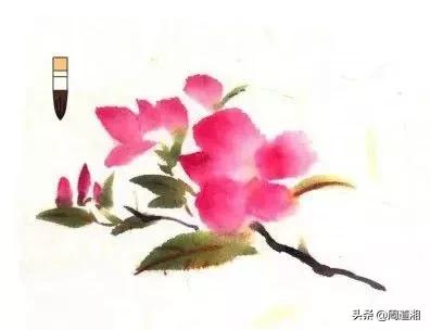 100幅桃花画,怎么画桃花树林