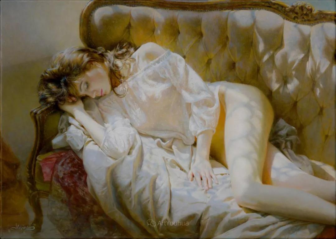 俄罗斯的女画家画的唯美油画,俄罗斯女画家油画视频