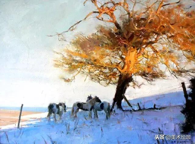 一组风景油画,一组好看的风景油画图