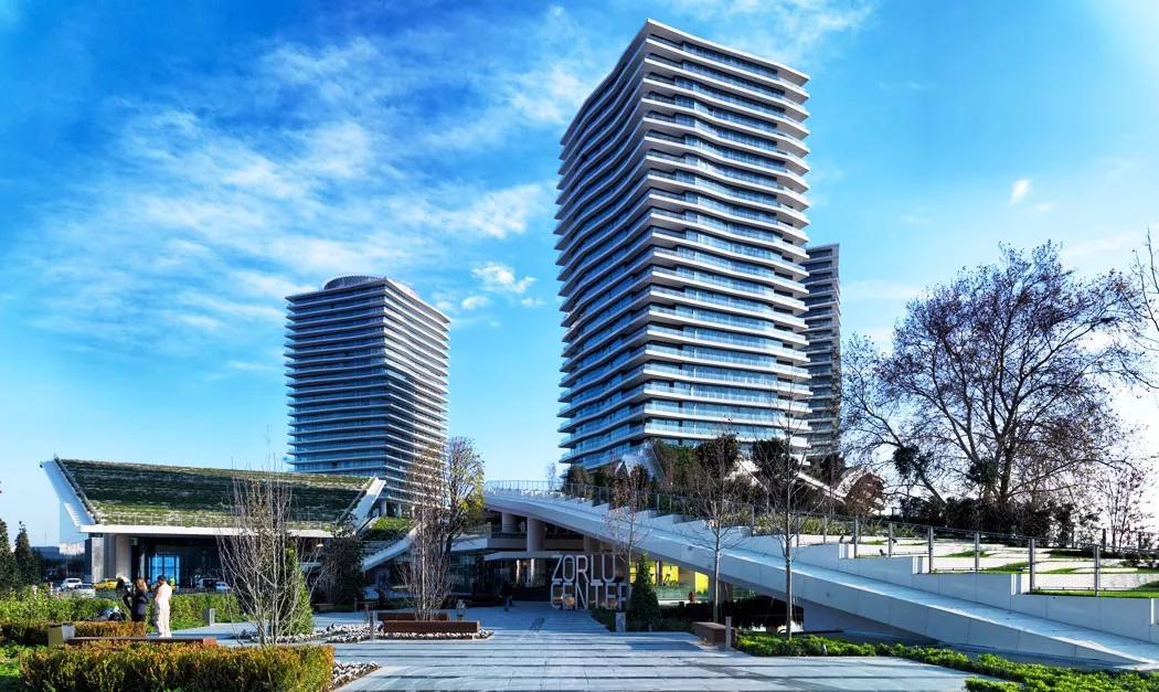 商业步行街景观设计效果图,现代商业街景观效果