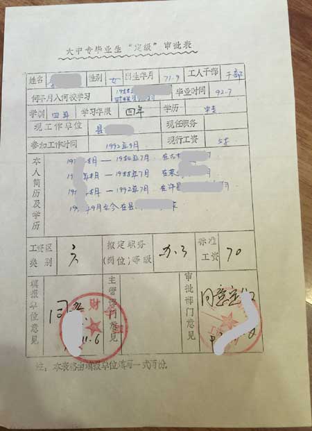 转正定级时和档案有什么关系,转正定级审批表如何制作