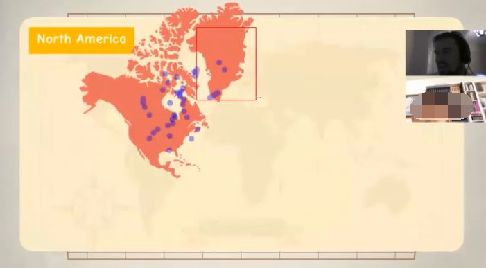 英伦云小学地理课程《Continents》了解地球上的陆地
