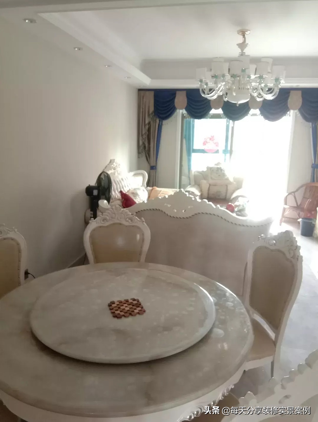 110平米纯欧式装潢,110平方装修全部花18万