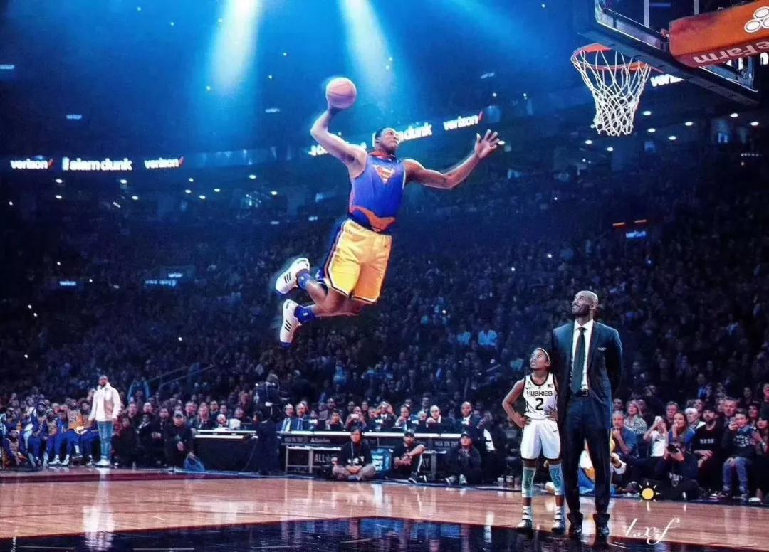 戈登扣篮大赛韦德全场嘘声,韦德给戈登打9分的扣篮视频