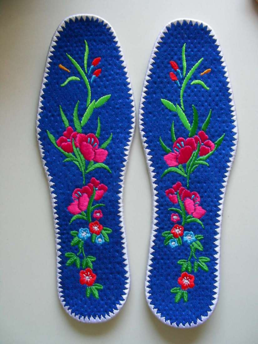 刺绣鞋垫花样各种图案,鞋垫美术花样图案大全