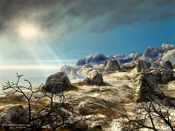 精美壁纸二次元风景油画,壁纸可爱油画质感风景