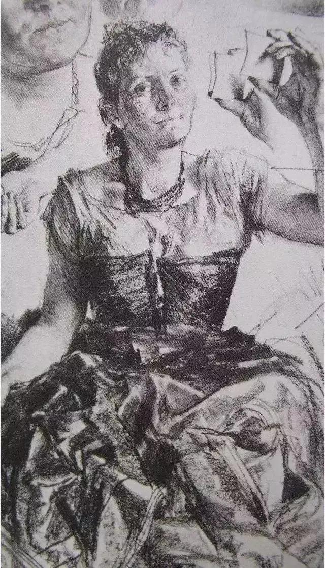 门采尔风景速写高清大图,速写临摹大师作品