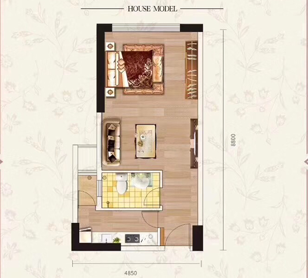 城市中央广场誉峰公寓,孝感誉峰公寓72平装修