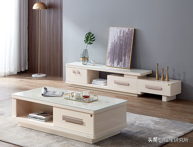 什么茶几电视柜好看实用,小户型电视柜和茶几高颜值