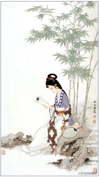 中国古典百美诗画（上）：一位佳丽一首古诗，可谓赏心悦目，收藏