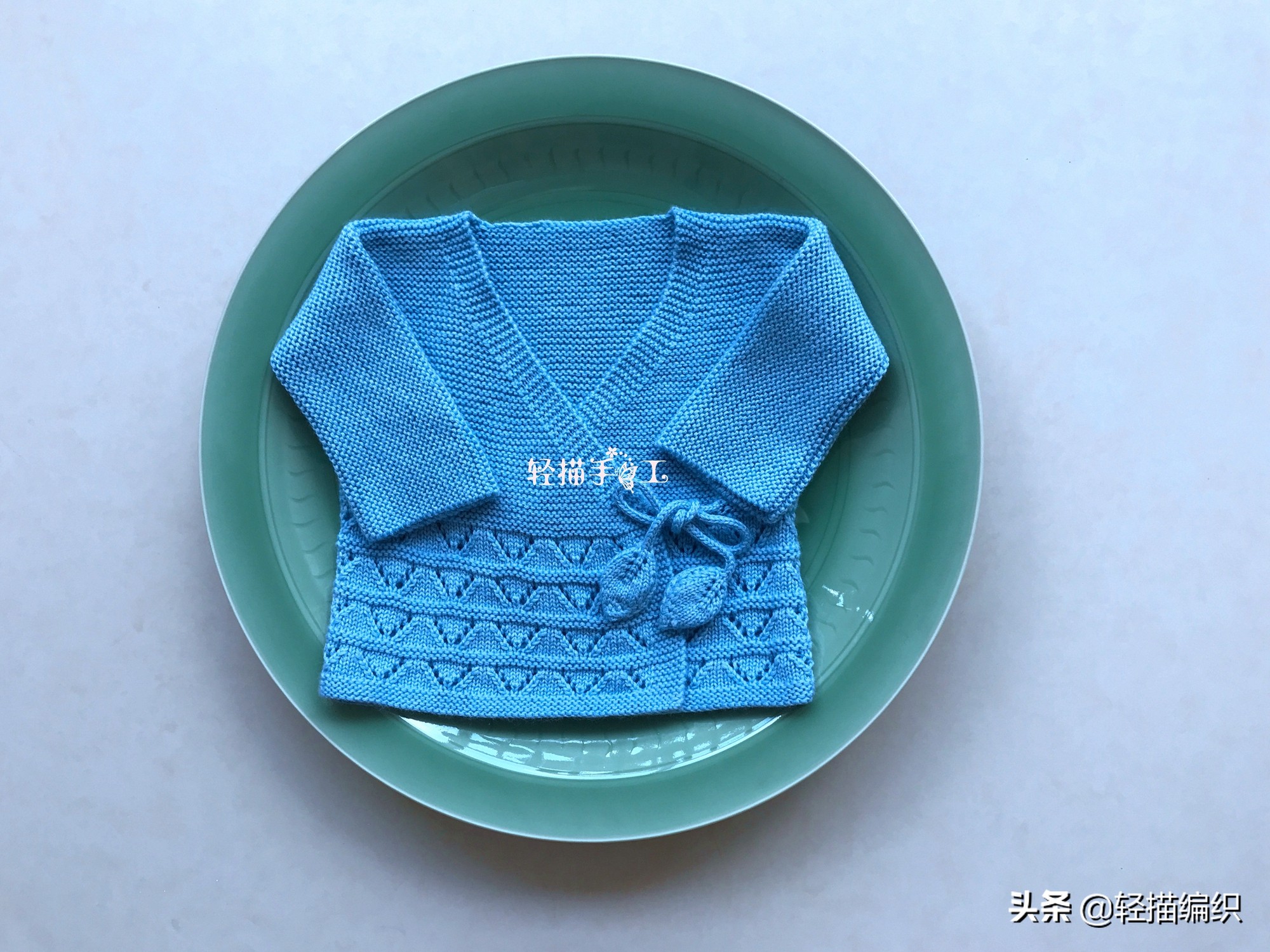 婴儿斜襟开衫针织教程,100种婴儿开衫花样新款