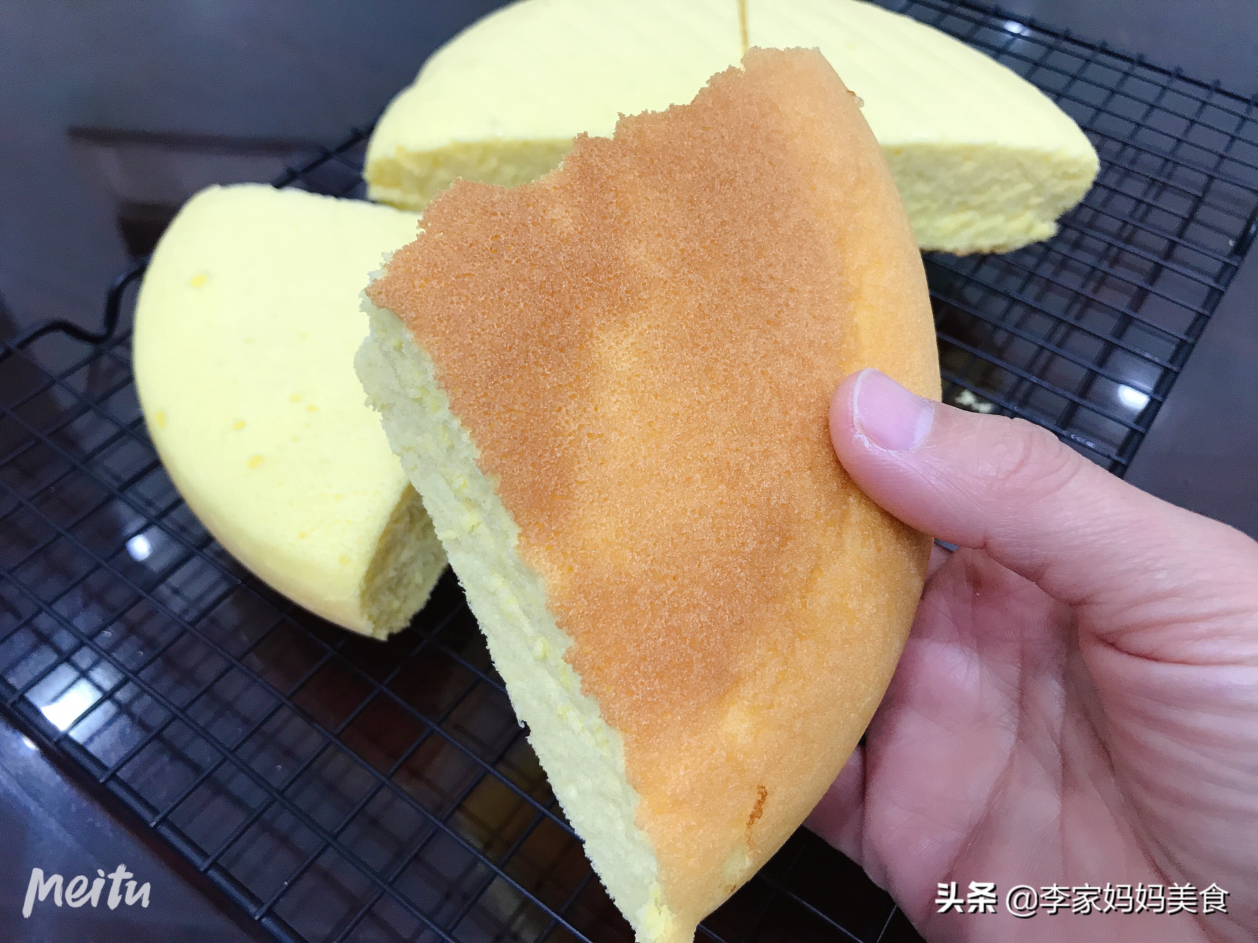 不用电饭煲做的蛋糕不塌陷,蛋糕不塌不回缩的诀窍电饭煲