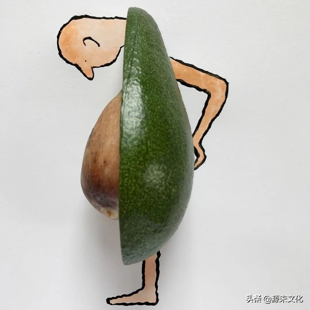 比12万美元一根的香蕉有创意！奇妙笔触直面丧萌日常